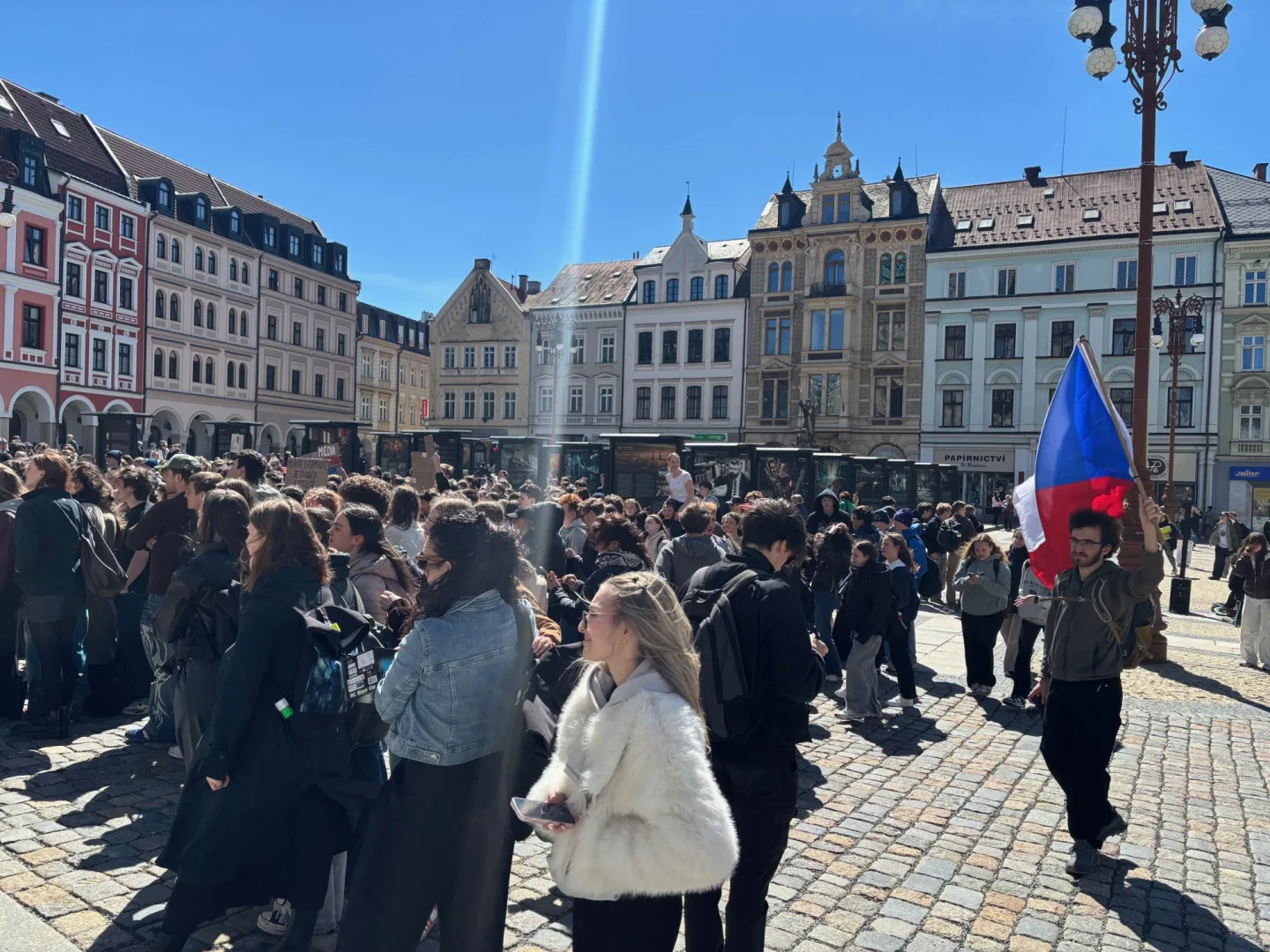 Studenti v Liberci: Veřejnoprávní média nedáme, nechceme jít cestou Slovenska a Maďarska