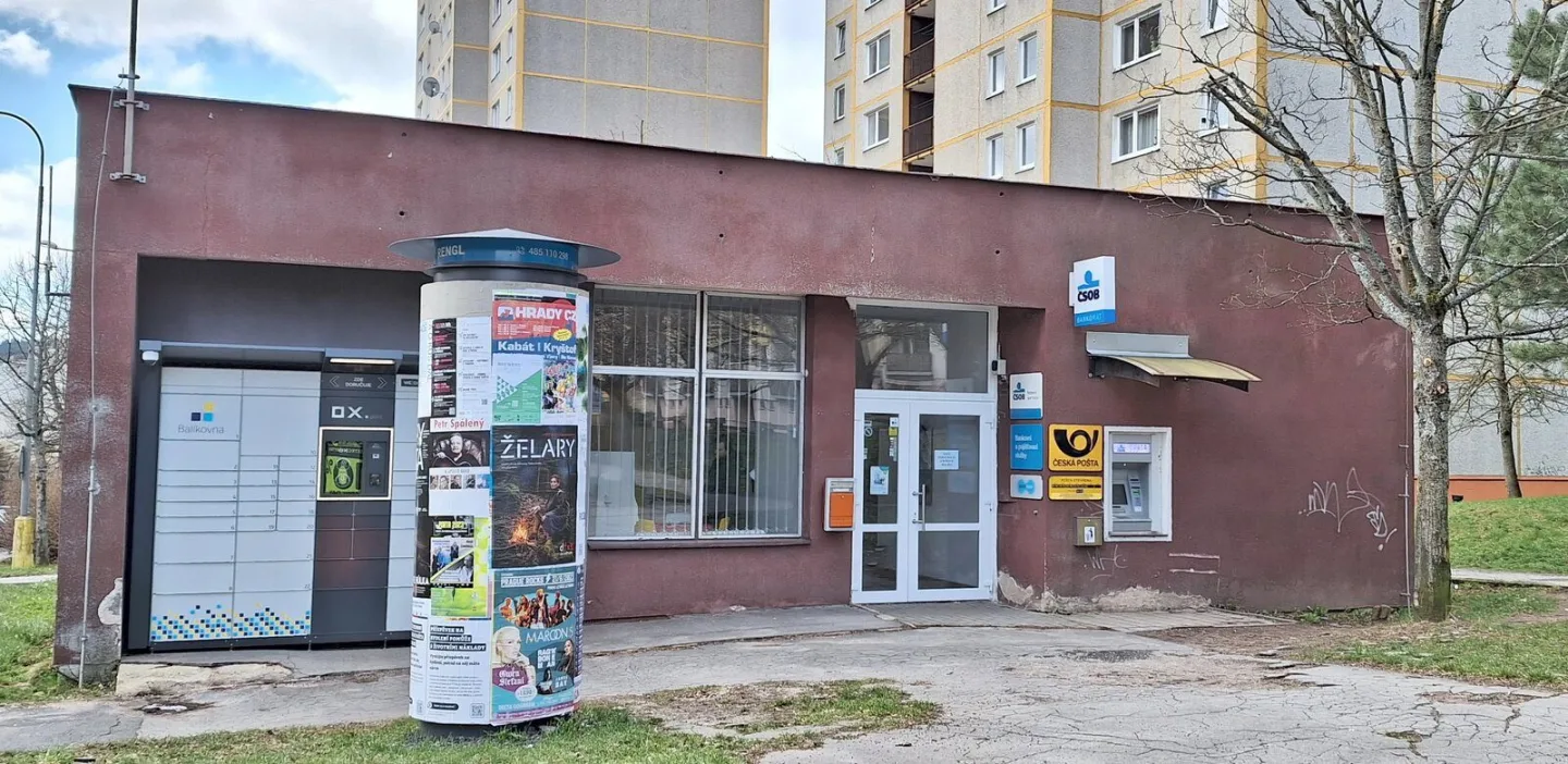 Bývalou poštu na sídlišti Šumava odkoupí Jablonec. O využití bude jednat
