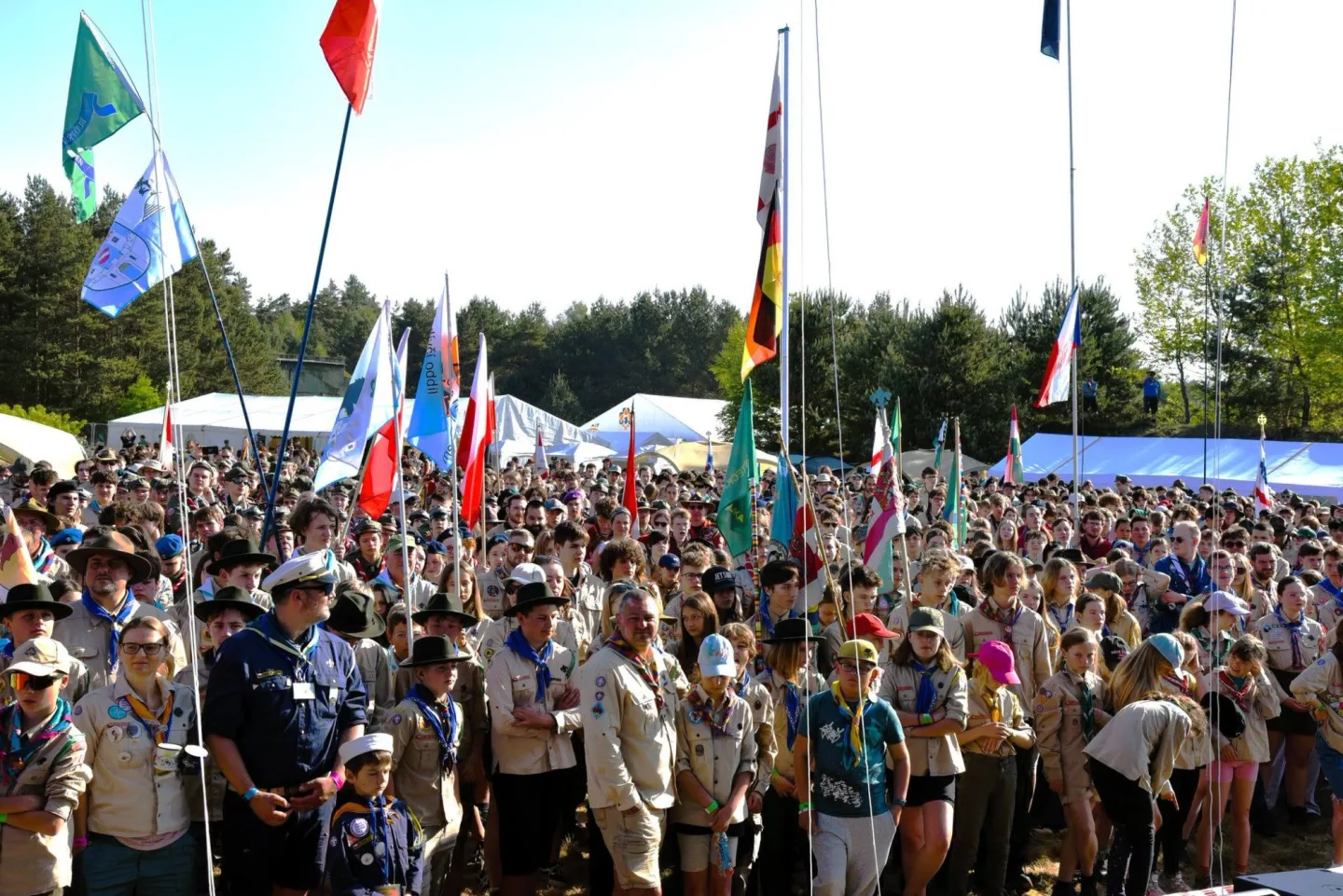 Na tři a půl tisíce skautů v Ralsku. Do Česka se po deseti letech vrátil mezinárodní Intercamp