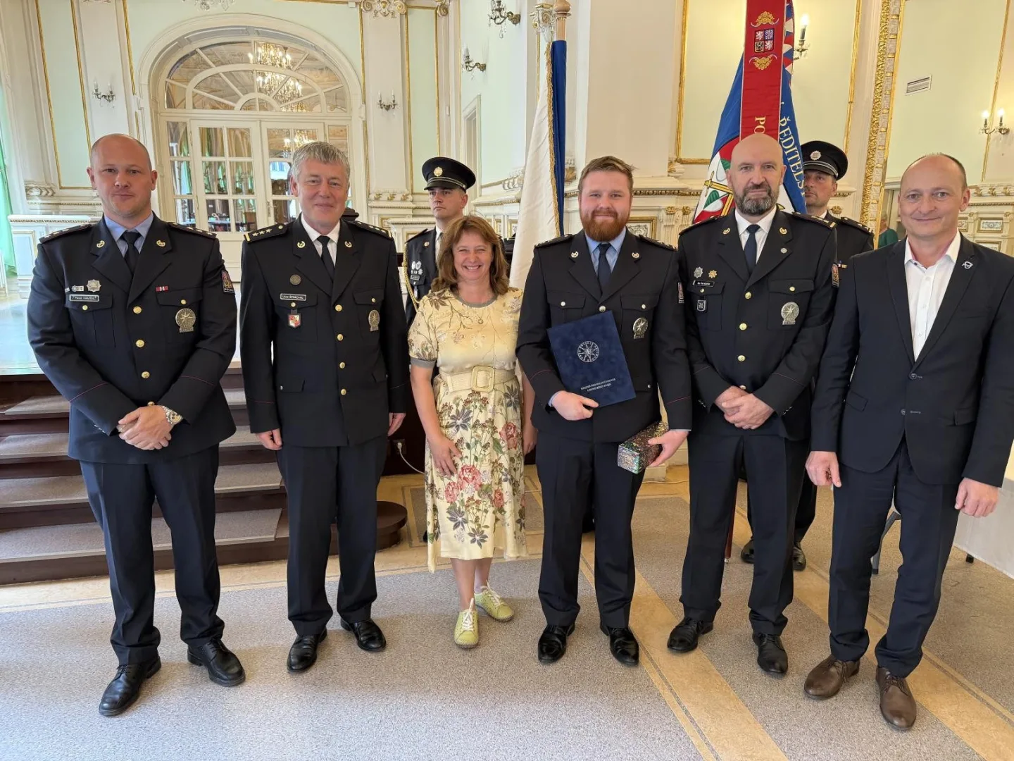 Třetí místo v soutěži Okrskář roku obsadil  Jakub Vorel z obvodního oddělení policie Doksy.