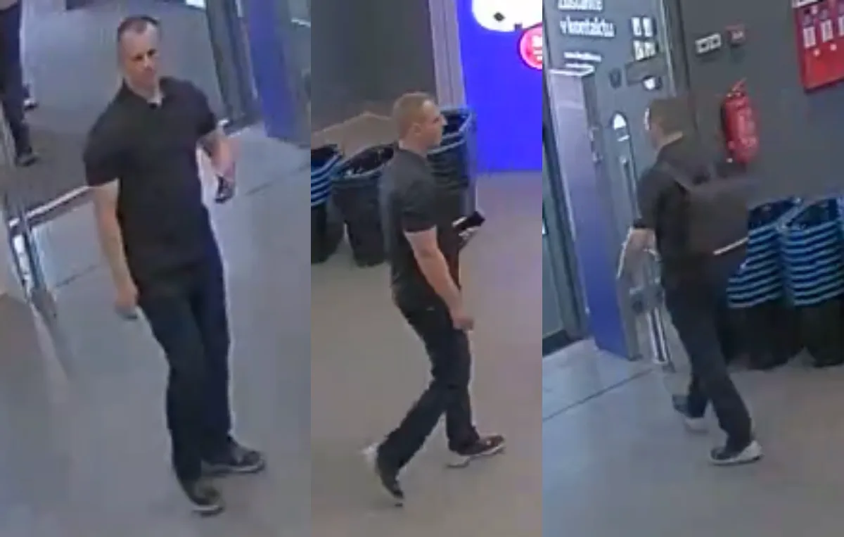 Neznáte muže z fotografií? Policisté ho hledají v souvislosti s krádeží sportovního zboží za 40 tisíc