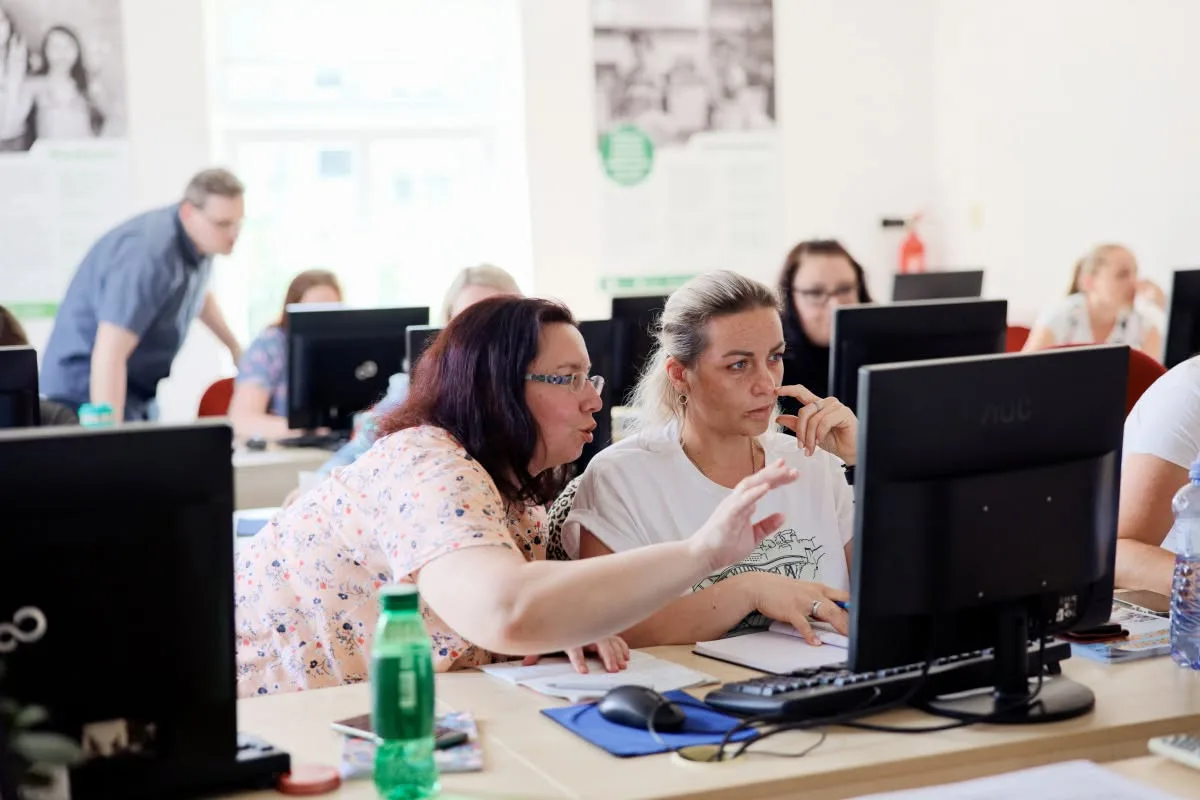 Snímek z rekvalifikačního kurzu PC pro začátečníky i pokročilé