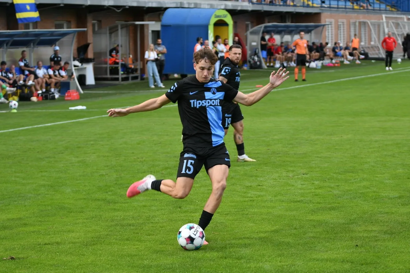 Třetí výhra v řadě venku. Slovan ve Zlíně vyhrál gólem Maška