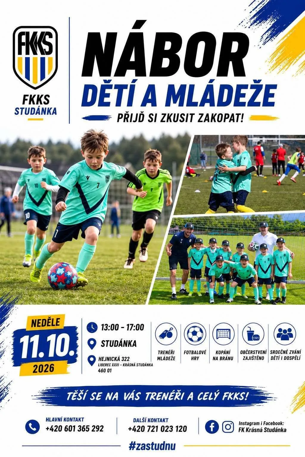 Nábor dětí a mládeže FKKS Studánka