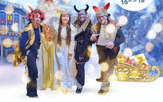 Anděl, Mikuláš a Čert zvou děti do CENTRA BABYLON