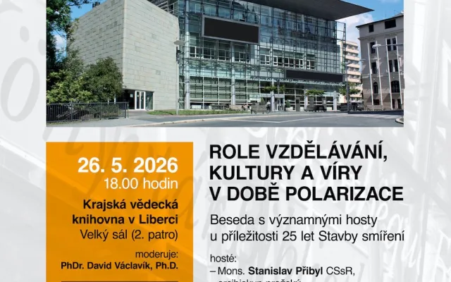 25 let Stavby smíření. Oslavy výročí vrcholí