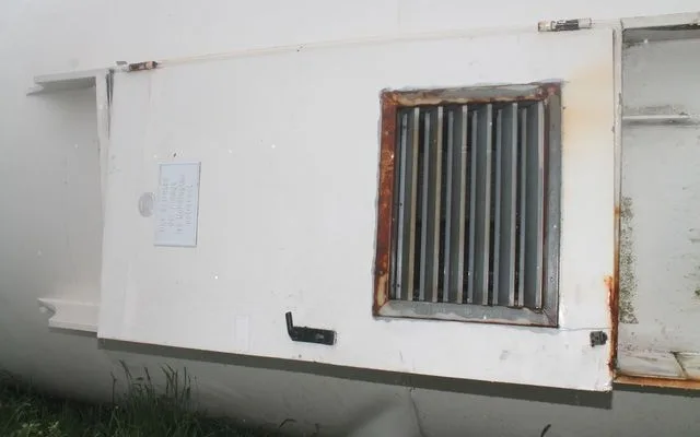 Vykradená větrná elektrárna