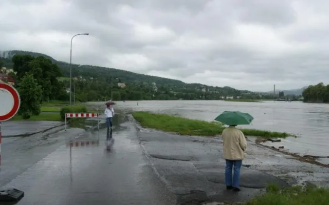 Děčív v pondělí 3. 6. Foto: HZS UK