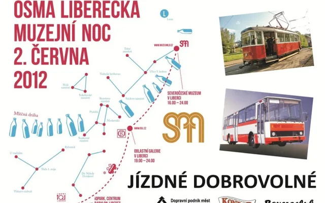 Muzejní noc v Liberci a Jablonci.