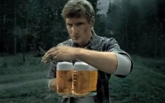 Alex v reklamě na Radegast.