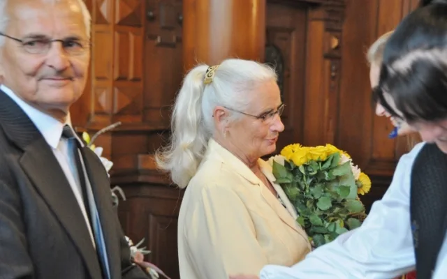 Zlatá svatba manželů Dobrých. Foto: MML