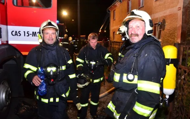 Požár v Raspenavě. Foto: HZSLK