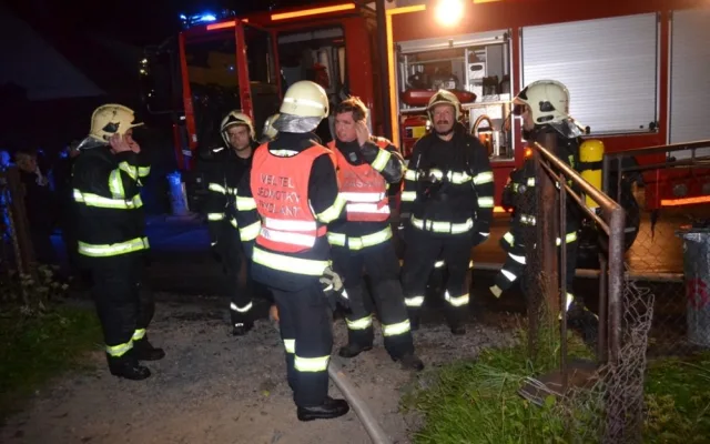 Požár v Raspenavě. Foto: HZSLK