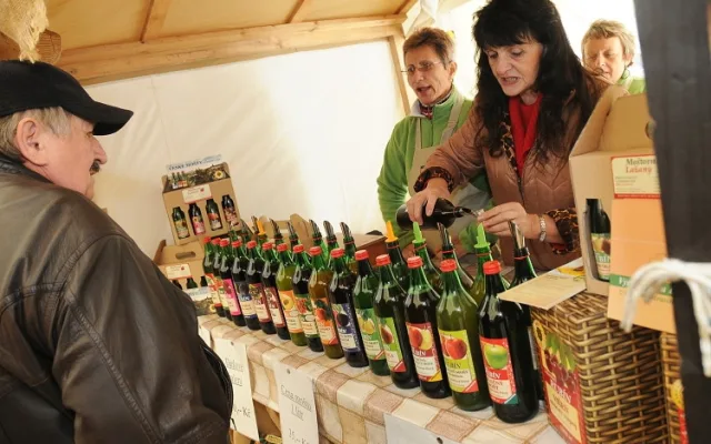 Tradiční mošty z Lažan. Foto: MML/Jan Král