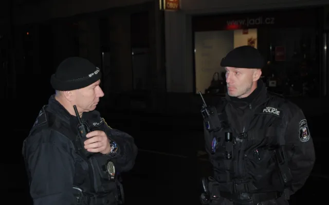 Hlídka městské policie.