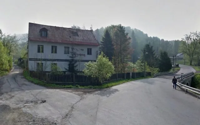 Takhle penzion vypadal před demolicí