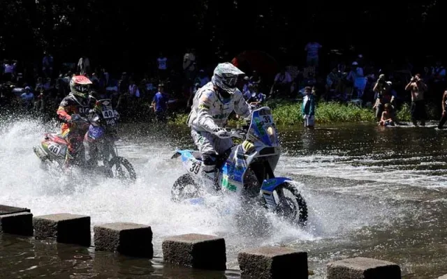 David Pabiška. Foto: Facebook/SP MOTO Dakar Team