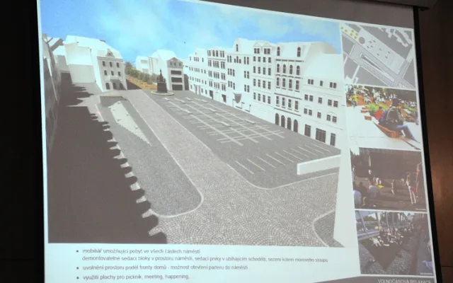 Pondělní debata o podobě Sokolovského náměstí. Foto: Jan Král