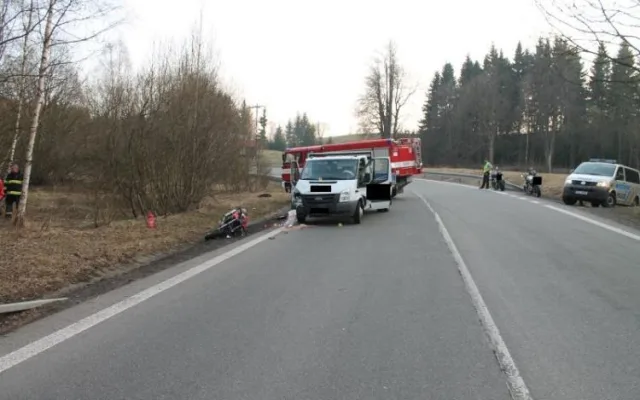 Nehoda v Harrachově. Foto: Policie ČR