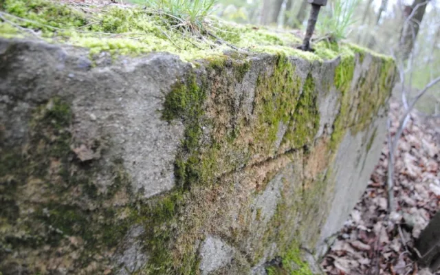 Detail základu rozhledny