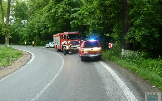 Nehoda se obešla bez zranění. Foto: Hasiči Hrádek nad Nisou