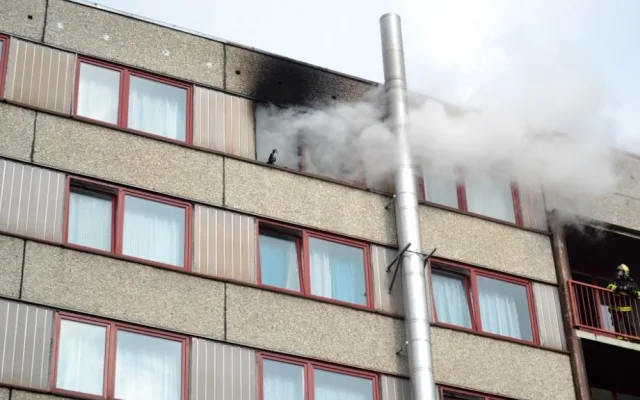Zapomenutá svíčka zapálila pokoj na harcovských kolejích. Foto: HZSLK
