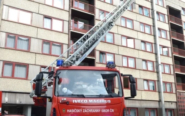 Zapomenutá svíčka zapálila pokoj na harcovských kolejích. Foto: HZSLK