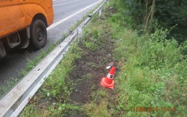 Řidička otočila svou Octavii na střechu. Foto: Policie ČR