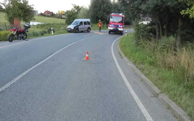 Nehoda v Ještědské ulici. Foto: Policie ČR