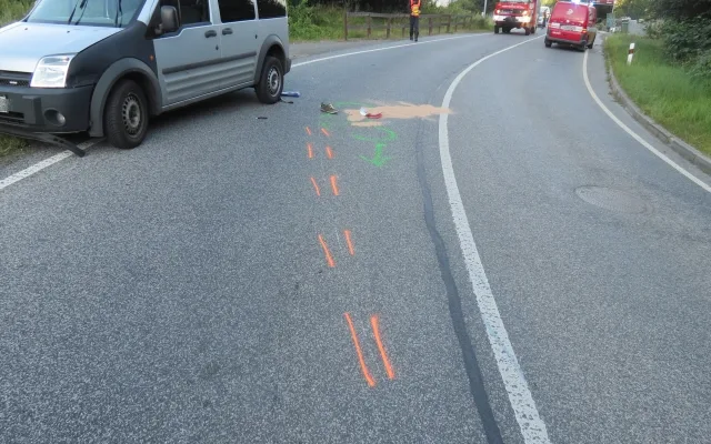 Nehoda v Ještědské ulici. Foto: Policie ČR