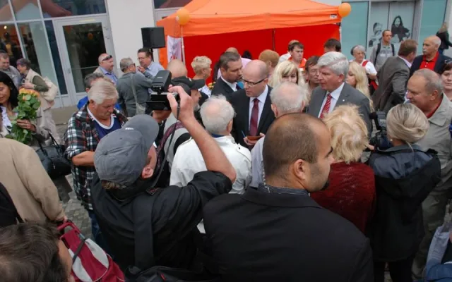 Předseda vlády a sociálních demokratů navštívil Liberec