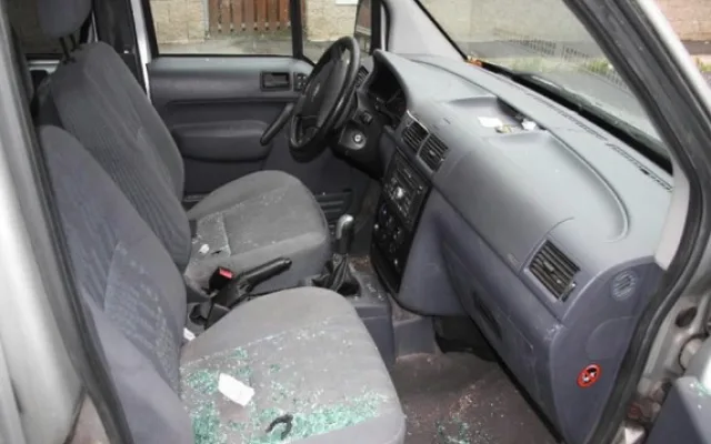 Vykradené auto. Foto: Policie ČR