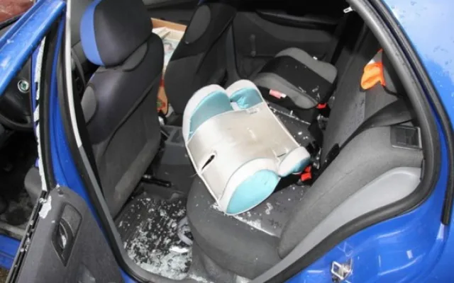 Vykradená Fabie. Foto: Policie ČR