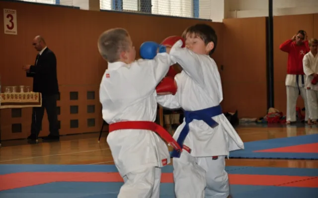 Nováčci si vyzkoušeli i zápas - kumite