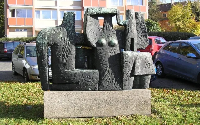 1968, Sedící rodina - Jan Solovjev, Dvorská ul.