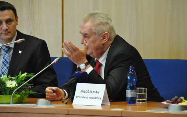 Prezident Miloš Zeman zahájil návštěvu Libereckého kraje. Foto: Michael Daněk