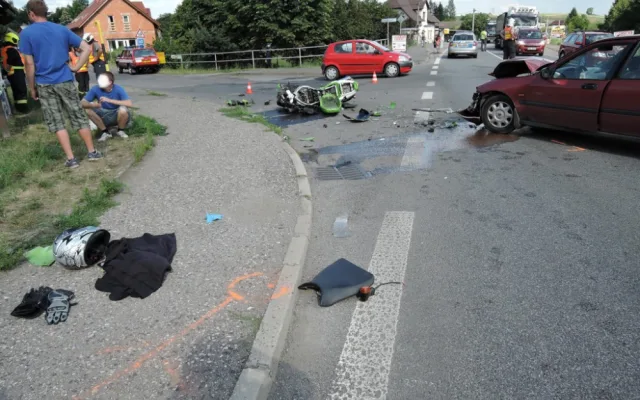 Nehoda v ablonci nad Nisou. Foto: HZSLK