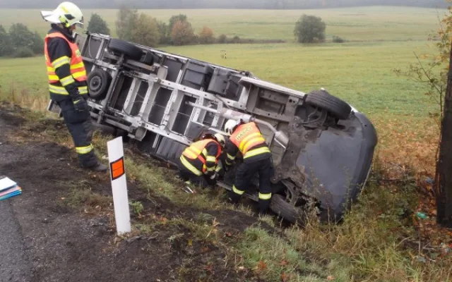 Albrechťák dává řidičům zabrat, během týdne druhá nehoda. Foto: Hasiči Frýdlant