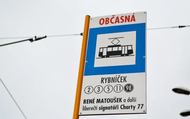 Signatáři Charty 77 mají od dnešního dne v Liberci svou zastávku