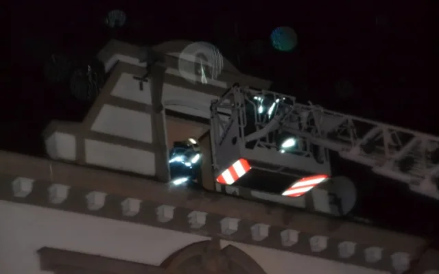 Požár ubytovny v Kociánově ulici.