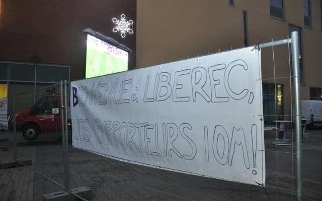 Do Liberce se sjelo 300 francouzských fanoušků, policie zatím práci neměla