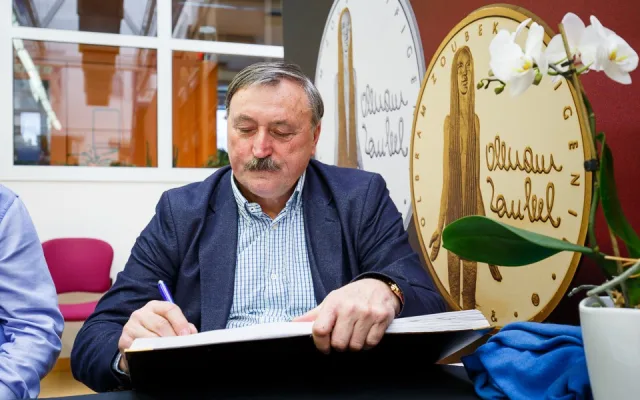Antonín Panenka při ražbě