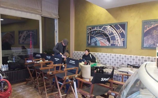 Natáčení seriálu Spark.