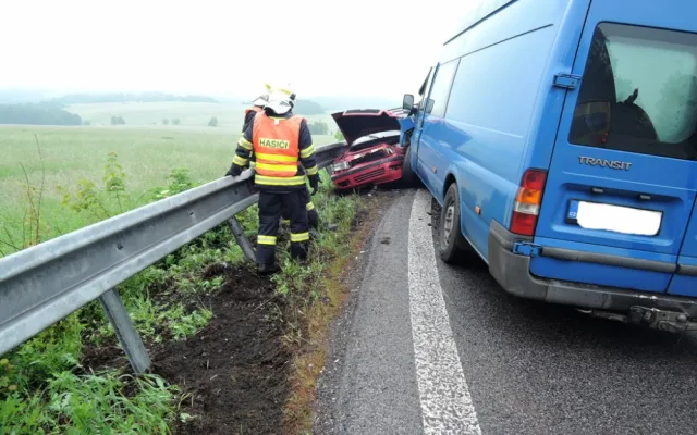 Další nehoda na Albrechtickém kopci si vyžádala tři zraněné osoby