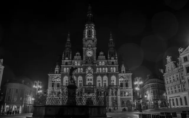 Noční Liberec pohledem Martina Škrabálka