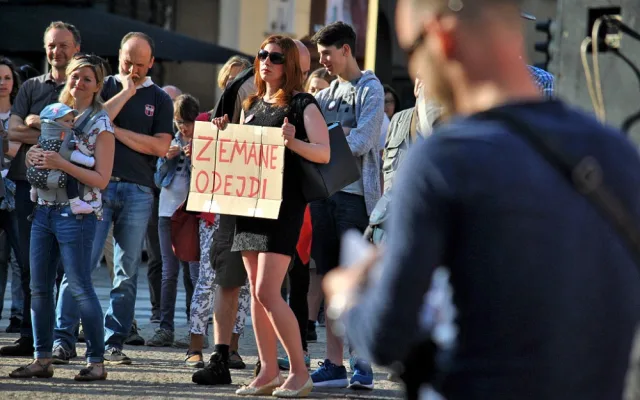 U radnice se demonstrovalo.