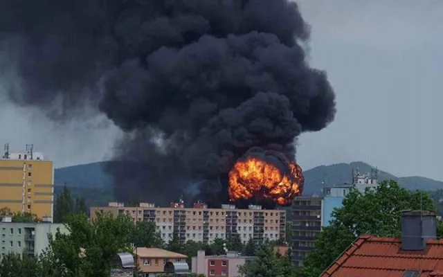 Požár v Severochemě