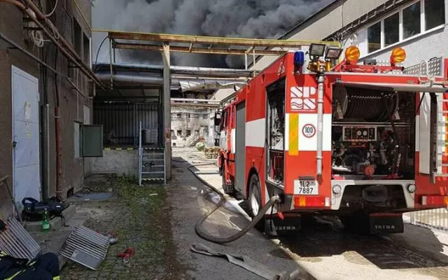 Požár v Severochemě
