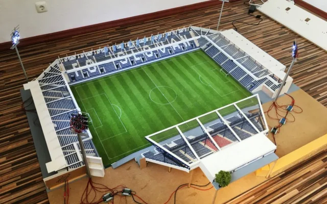 Model stadionu U Nisy