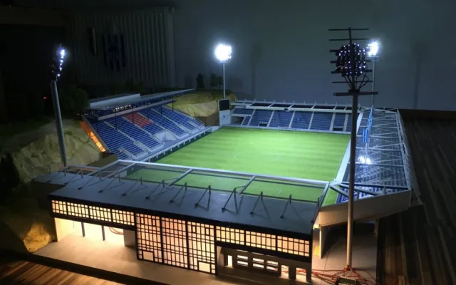 Model stadionu U Nisy
